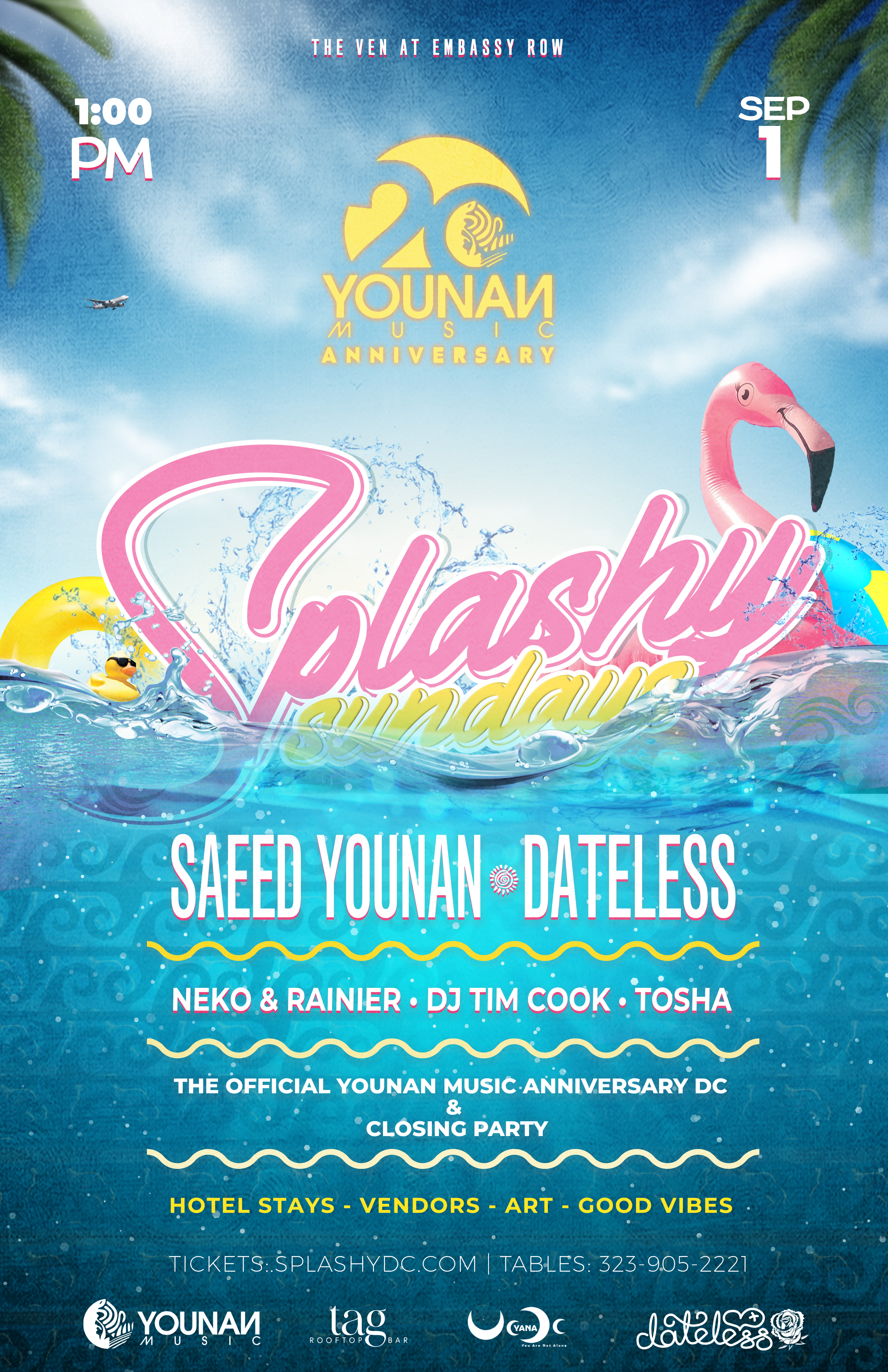 Pool Party DC 2025 Summer The Ven Embassy Row Hotel